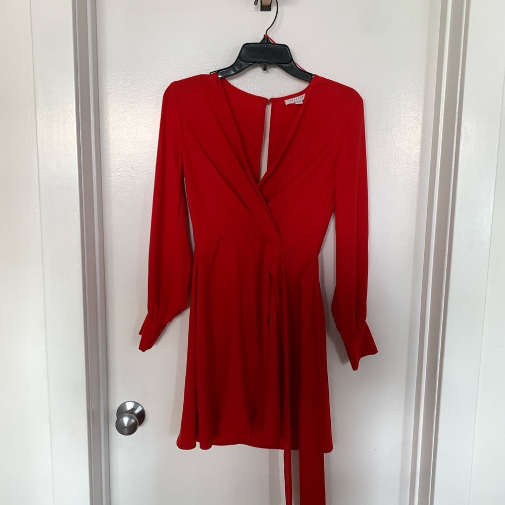TOPSHOP dress with open slit back